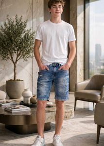 Denim Shorts for Teenager