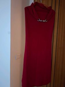 Long straight skirt