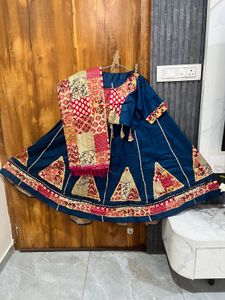 Elegant Blue Lehenga Choli Set
