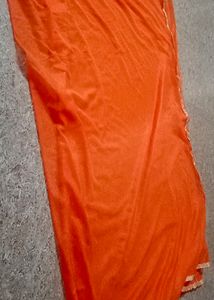 Orange Color Cloth Or Shawl