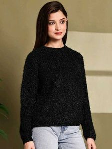 Furry Black Sweater