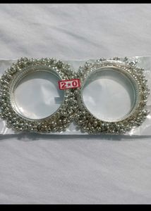 Silver Jingle Bell Bangles