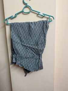 Light Blue Printed Kurta with pant