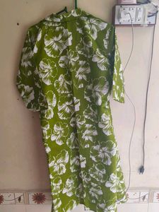 Green Floral Print Shirt