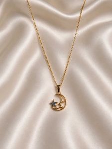 Celestial Moon & Star Necklace