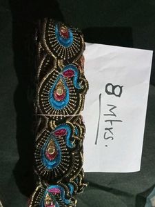 Embroidered Fabric Trim
