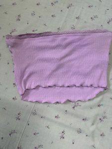 Lavender Ruched Tube Top