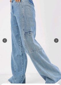 Wide Leg Denim Jeans