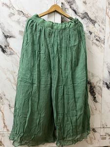 Green Sequined Ethnic sharara set