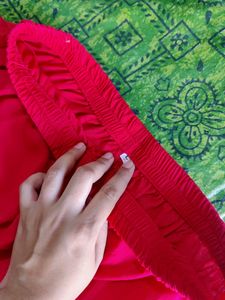 Lyra Cut Pure Cotton Embroidery Work Pink Kurta Set