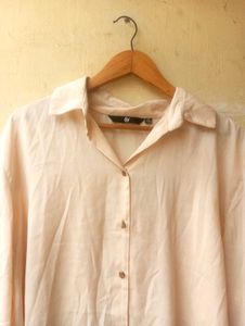 Stylish Beige Linen Shirt (Women)