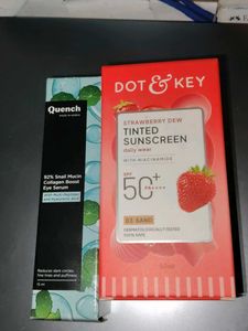 DOT & KEY Tinted Sunscreen & Quench Eye Serum