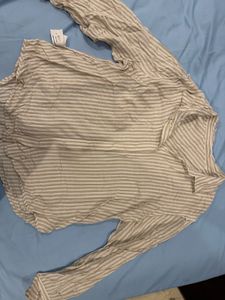 Striped Button-Up Shirt