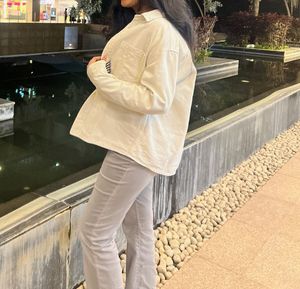 Lee Cooper Grey Flare Denim Jeans