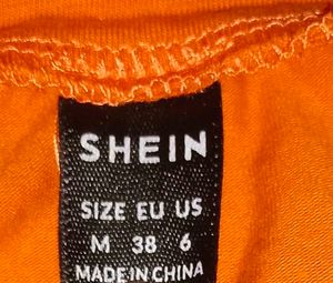 Vibrant Orange Ruched Side-Tie Tank