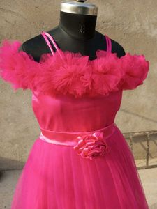 Stunning Pink Tulle Ballgown