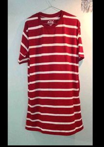 Red & White Striped T-Shirt