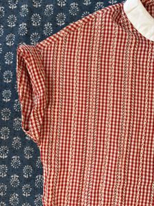Red Gingham Top
