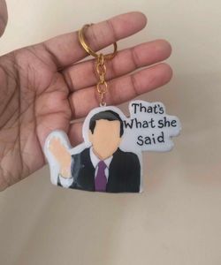 The Office Michael Scott Keychain