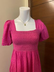 Chic Smocked Midi Dress 🎀