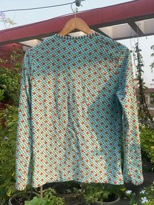 Cute Floral Button-Up Cardigan