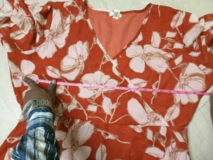 Floral Print Midi Dress