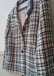 Jessica Howard Pink Plaid Blazer