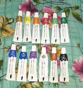 Faber-Castell 12 Watercolours TubePaint Fabercastl