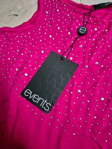 Sparkly Pink Tank Top