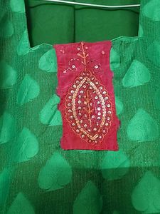 Green A Line Kurta