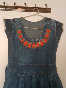 Denim dress