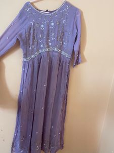 Elegant Lavender Kurta