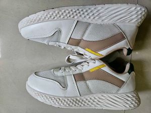 Zudio premium white sneakers