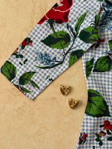 Floral Print One-Shoulder Dress