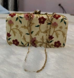 Beautiful Embroidered Clutch Bag