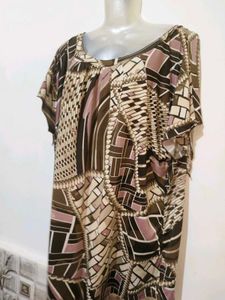 XXL Plus Size Top - Geometric Print48"-