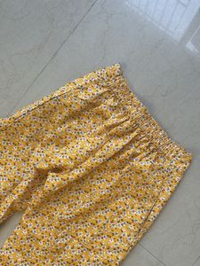 Floral Wide leg Pants 💛