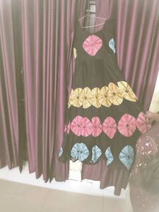 Black Colour New Hevy Look Gown