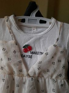 Cute Cherry Print Dress