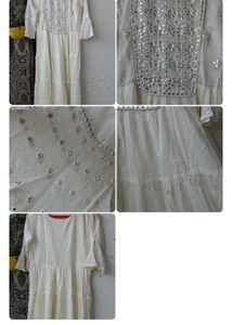 pure cotton  long frock  female