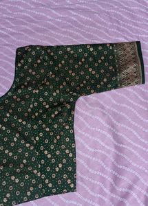 Green Floral Blouse