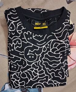 bewakoof doodle printed relaxed fit A line dress