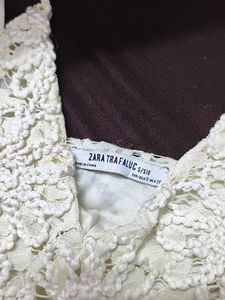 Zara Lace crop Top