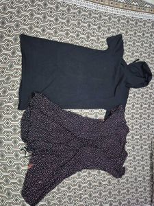 Chic Polka Dot Button-Front Dress