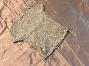 Cute Floral Ruched T-Shirt