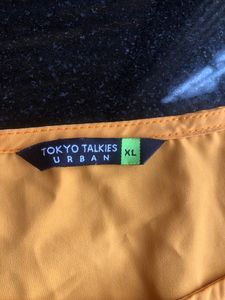 Yellow Polyester Top