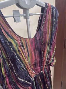 Boho Striped Maxi Gown
