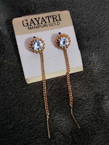 Gayatri Manipuri Gold Drop Earrings