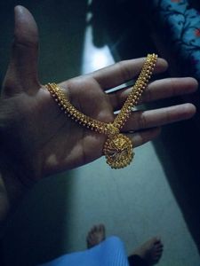 Gold-tone Necklace with Pendant