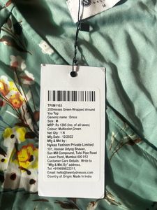 Floral Print Wrap Top
